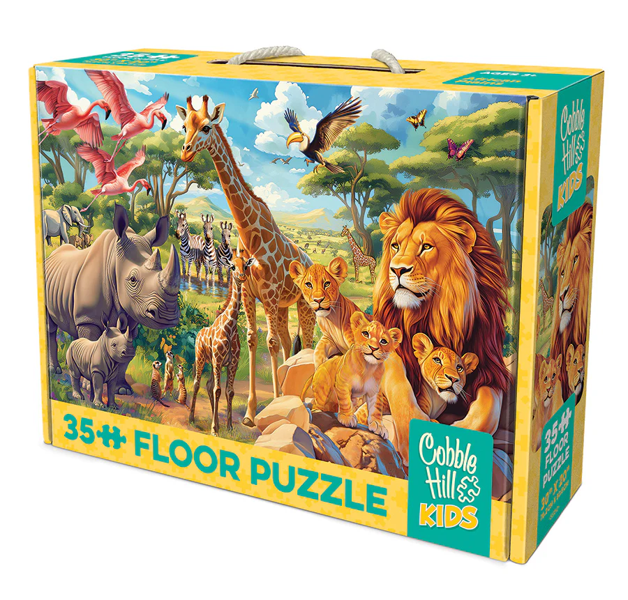 African Plains | Floor Puzzle 35pc | AI Assistance - Image 6