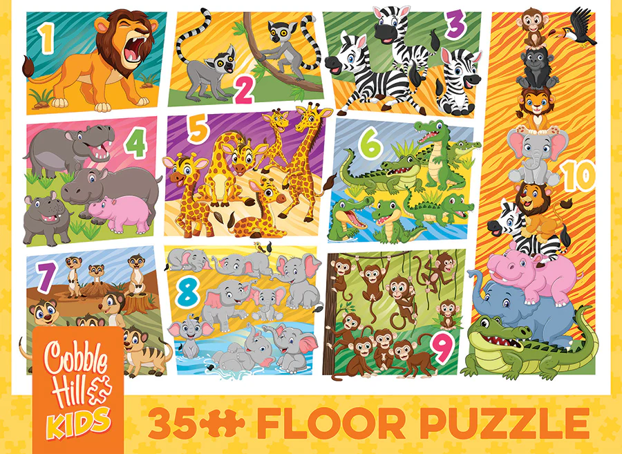 Animal Count | Floor Puzzle 35pc - Image 6