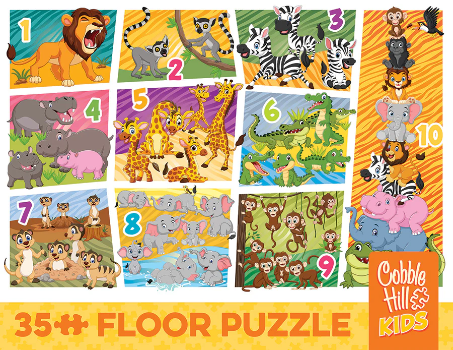 Animal Count | Floor Puzzle 35pc - Image 7