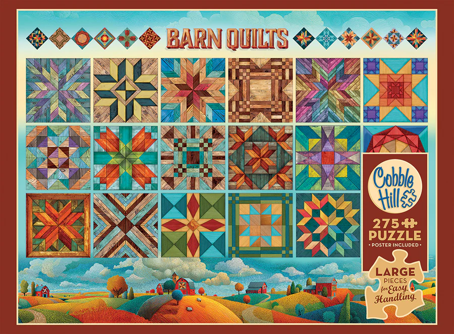 Barn Quilts | Easy Handling 275 Piece | AI Assistance - Image 5