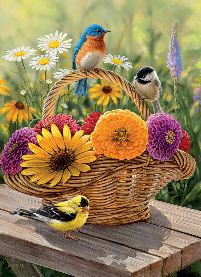 Bluebird and Bouquet (tray) | 35 Piece Tray - Image 3