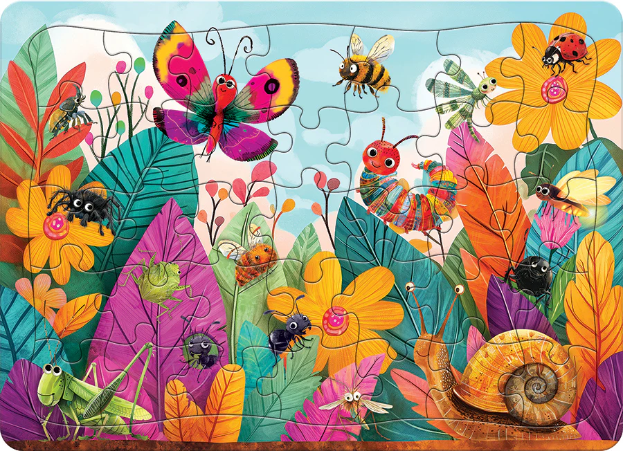 Bugs and Blossoms (tray) | 35 Piece Tray | AI Assistance