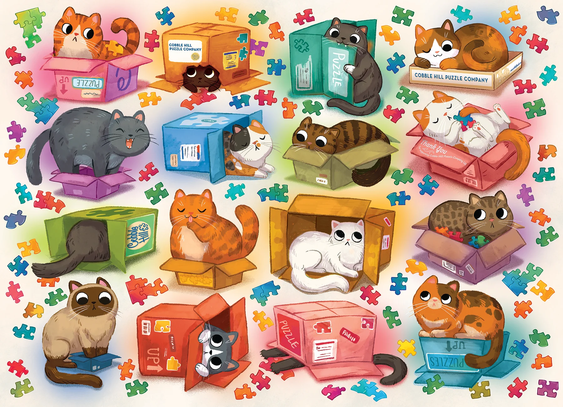 Cats vs Puzzles | 1000 Piece - Image 2