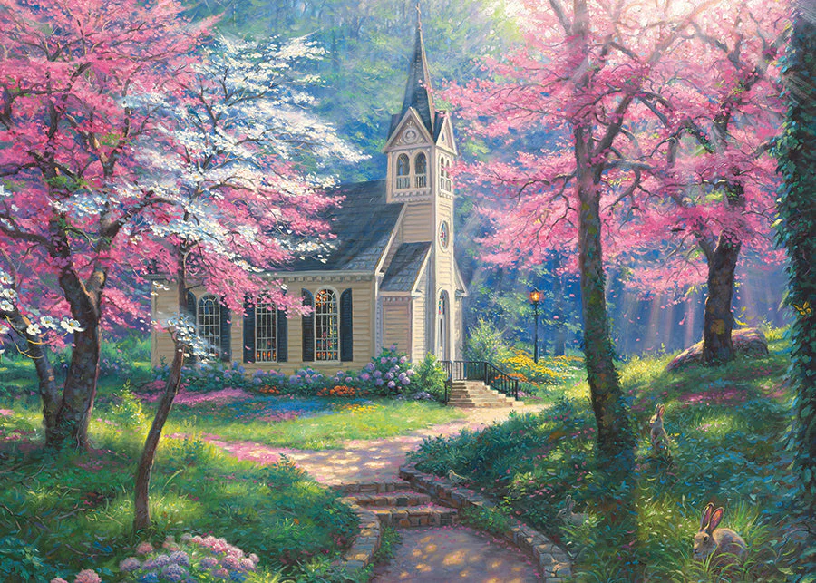 Cherry Blossom Chapel (tray) | 35 Piece Tray - Image 3