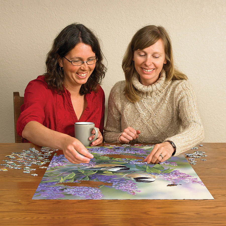 Chickadees and Lilacs | 1000 Piece - Image 5