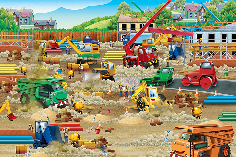 Construction Zone | Floor Puzzle 35pc - Image 2