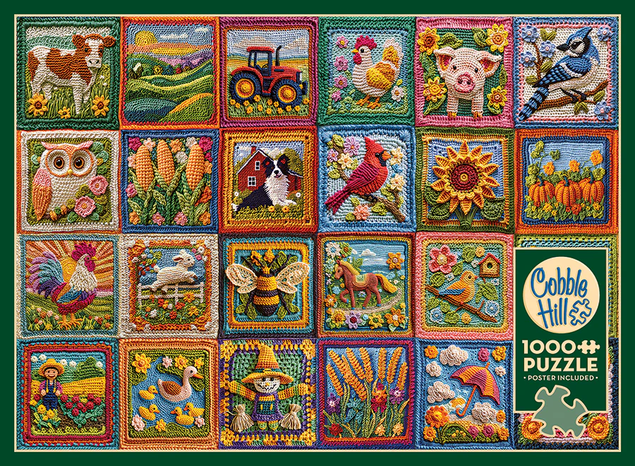 Country Life Crochet | 1000 Piece | AI Assistance - Image 4