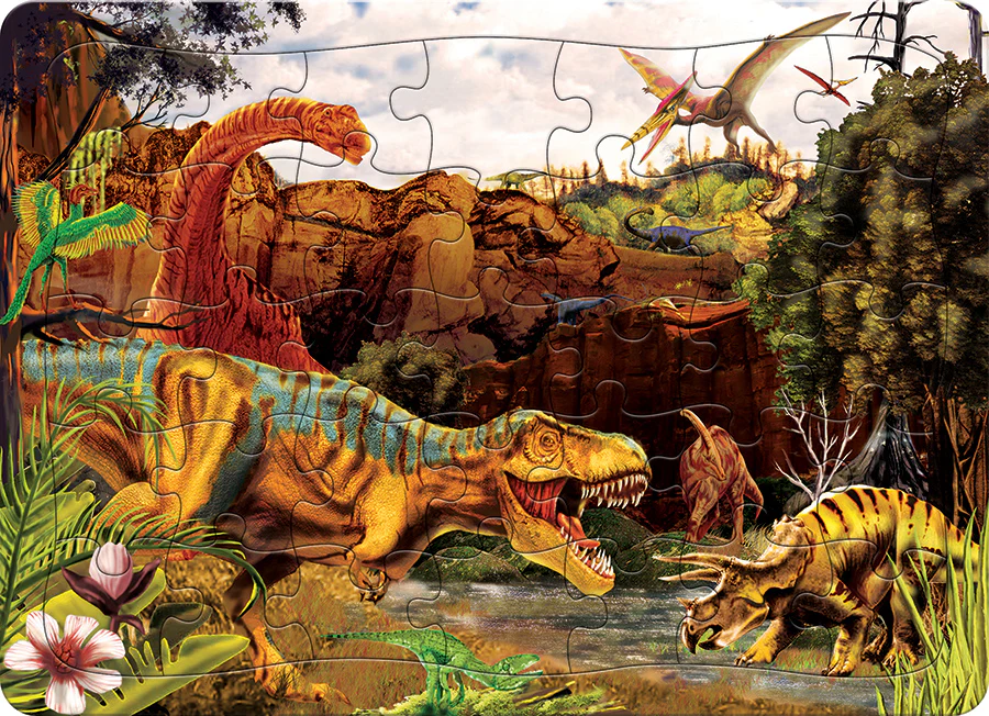 Dino Story (tray) | 35 Piece Tray