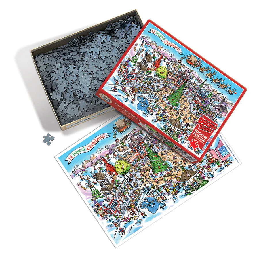 DoodleTown: 12 Days of Christmas | 1000 Piece - Image 3