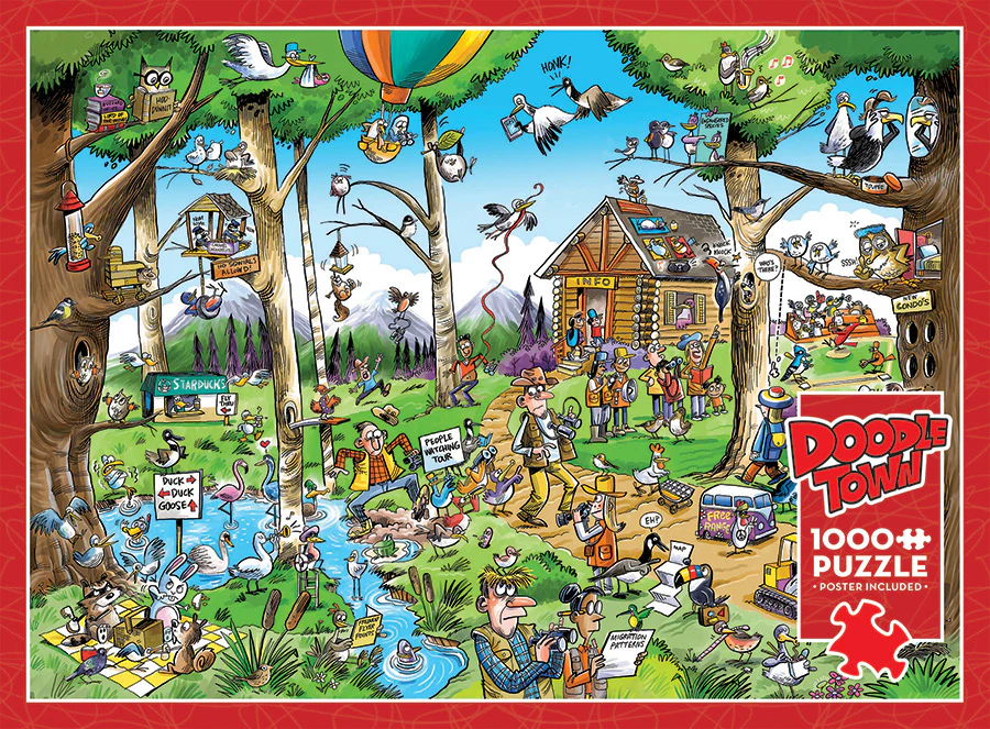 DoodleTown: Birdwatcher's Paradise | 1000 Piece - Image 3