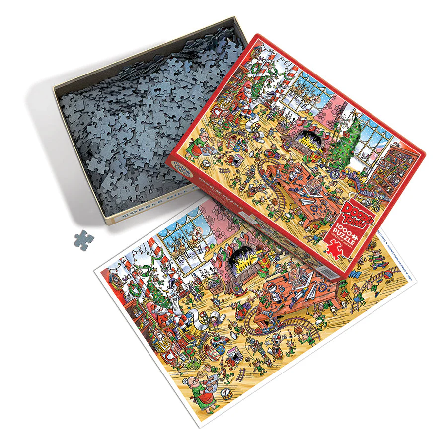 DoodleTown: Elves at Work | 1000 Piece - Image 3