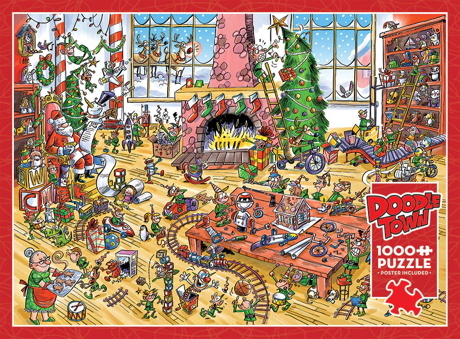 DoodleTown: Elves at Work | 1000 Piece - Image 5