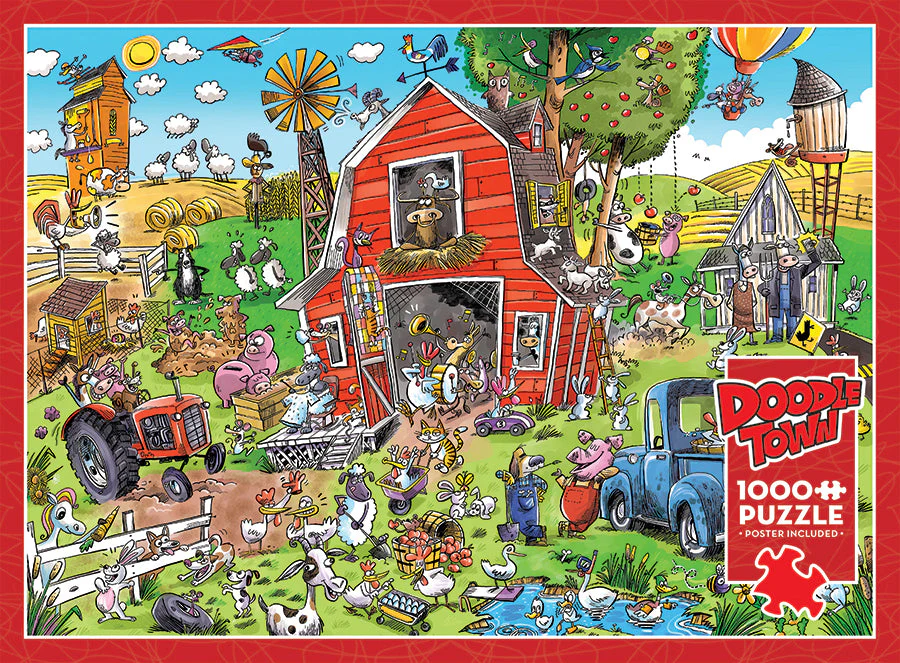 DoodleTown: Farmyard Folly | 1000 Piece - Image 5