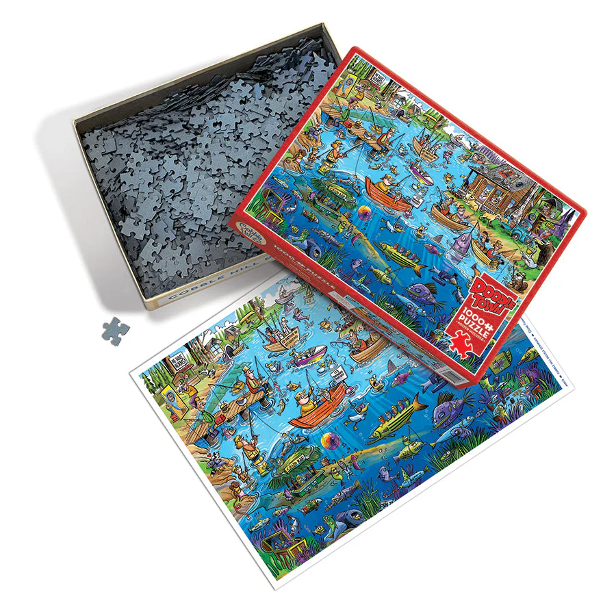 DoodleTown: Gone Fishing | 1000 Piece - Image 3