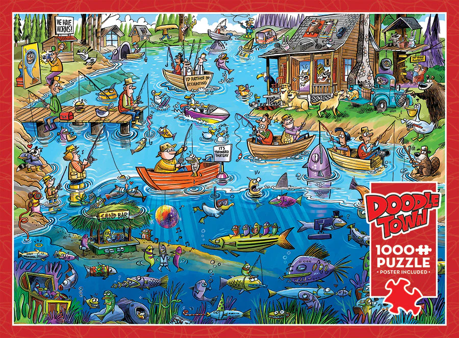 DoodleTown: Gone Fishing | 1000 Piece - Image 5