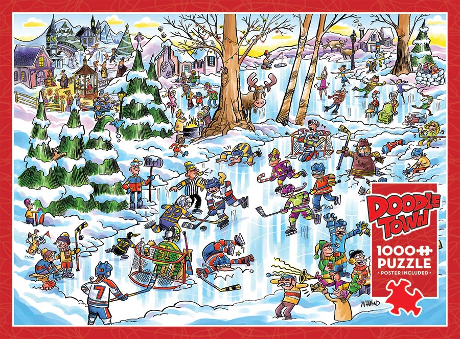 DoodleTown: Hockey Town | 1000 Piece - Image 5