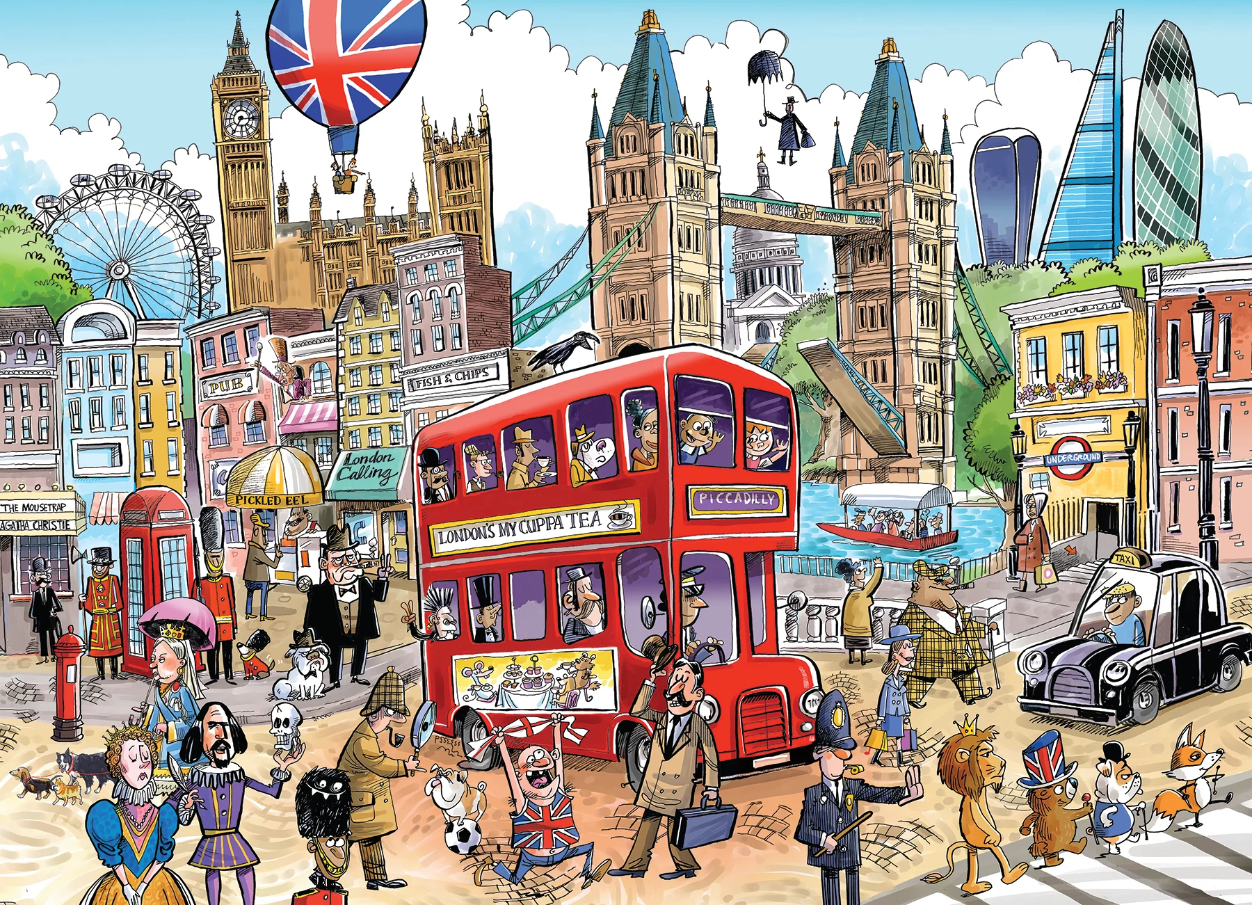 Doodletown: London Calling | 1000 Piece - Image 2