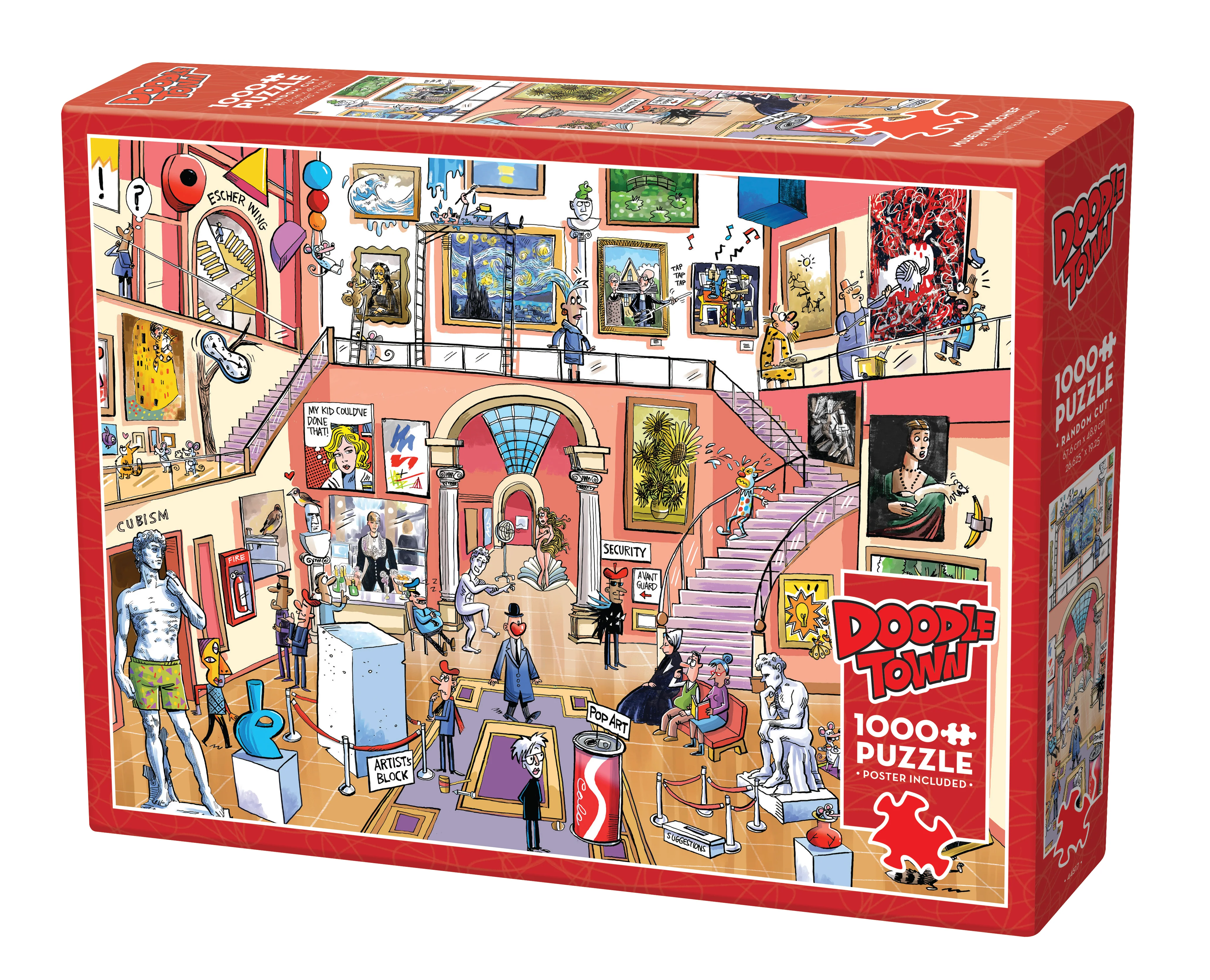Doodletown: Museum Mischief | 1000 Piece