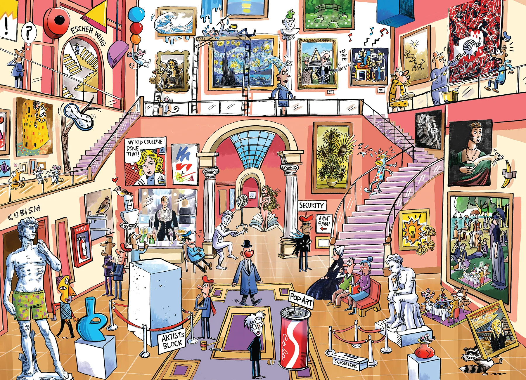 Doodletown: Museum Mischief | 1000 Piece - Image 2