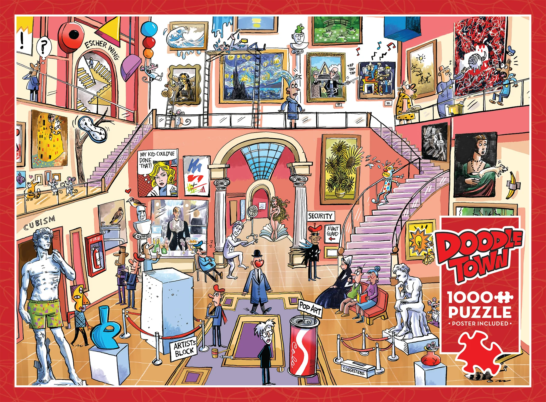 Doodletown: Museum Mischief | 1000 Piece - Image 4