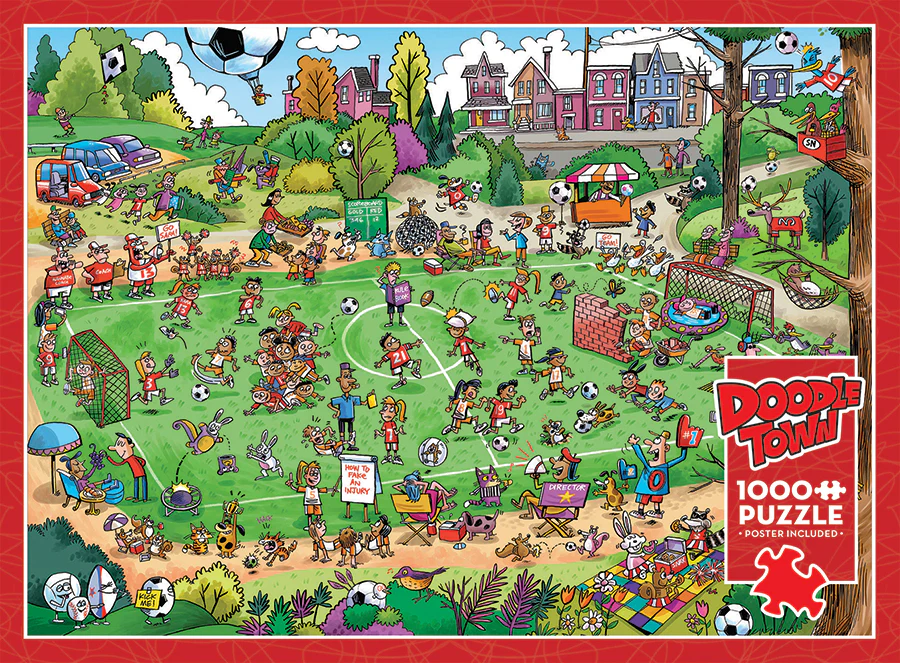 DoodleTown: Offside Antics | 1000 Piece - Image 5
