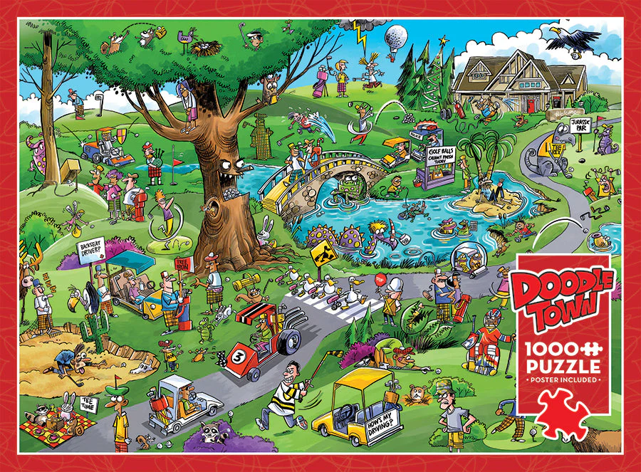 DoodleTown: Par for the Course | 1000 Piece - Image 5