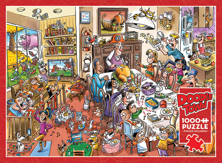 DoodleTown: Thanksgiving Togetherness | 1000 Piece - Image 5
