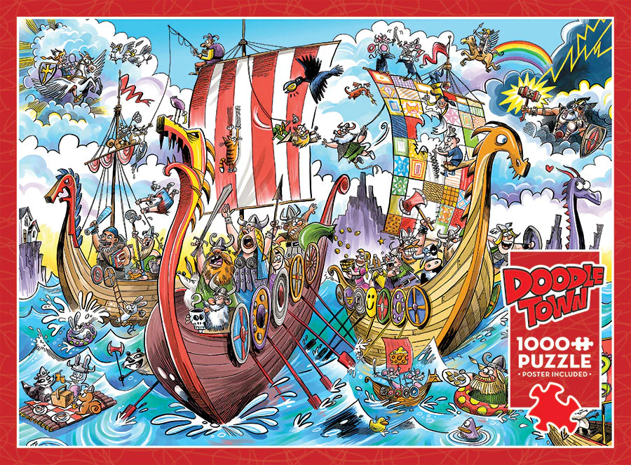 DoodleTown: Viking Voyage | 1000 Piece - Image 5