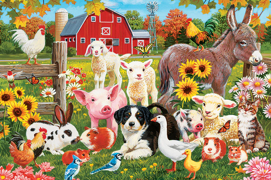 Farmyard Greetings | Floor Puzzle 35pc - Image 2