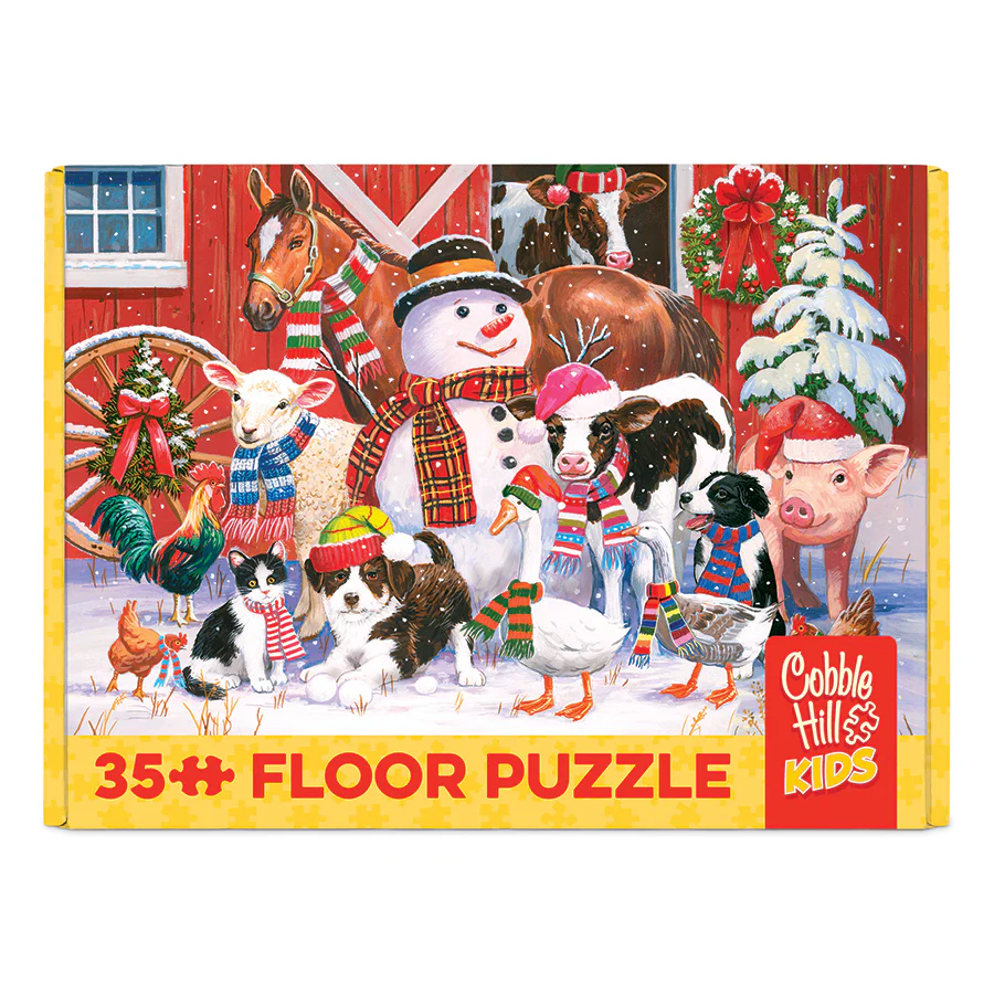 Festive Farmyard Greetings | Floor Puzzle 35pc - Image 6