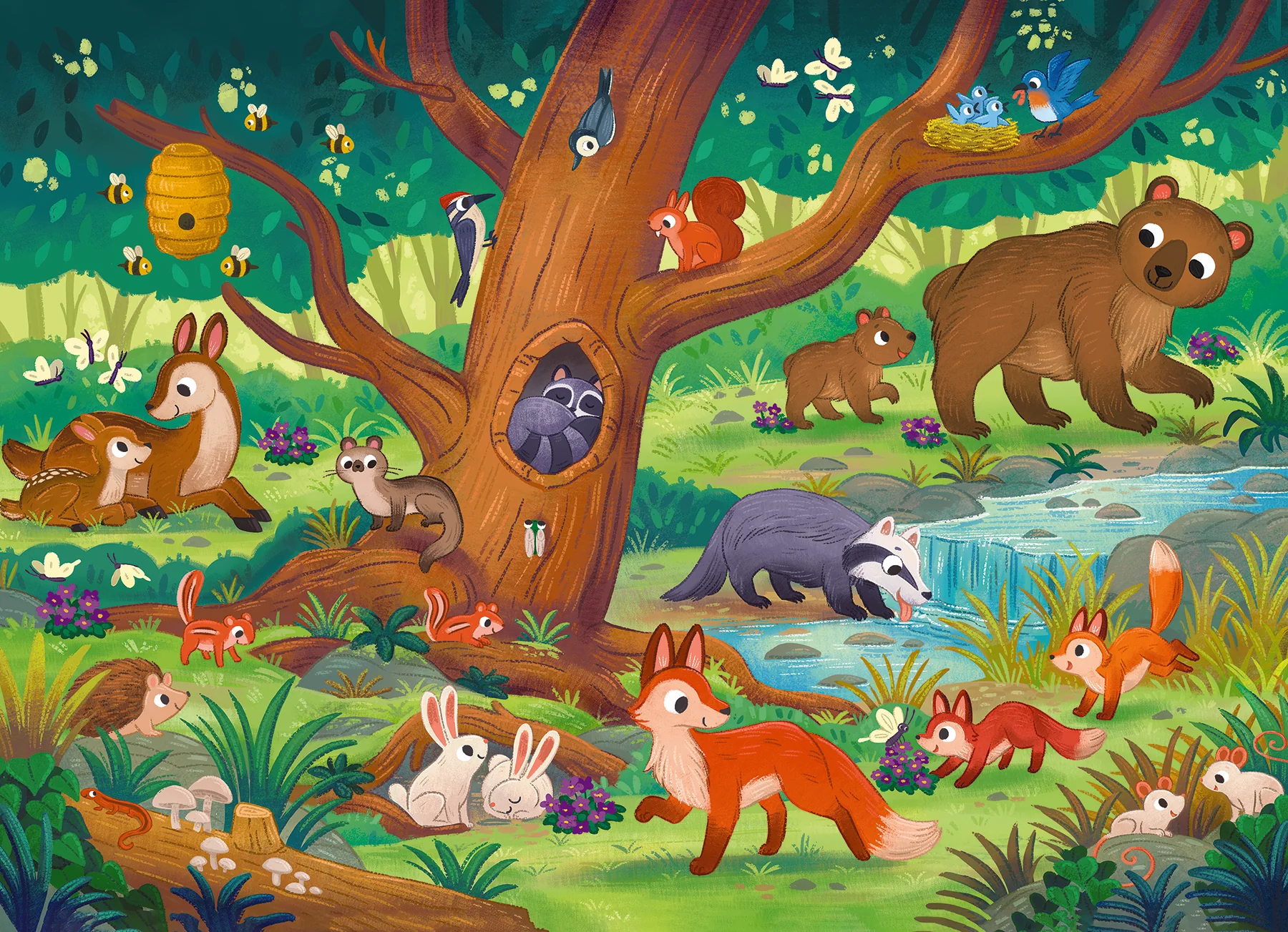 Forest Scene (tray) | 35 Piece Tray - Image 3