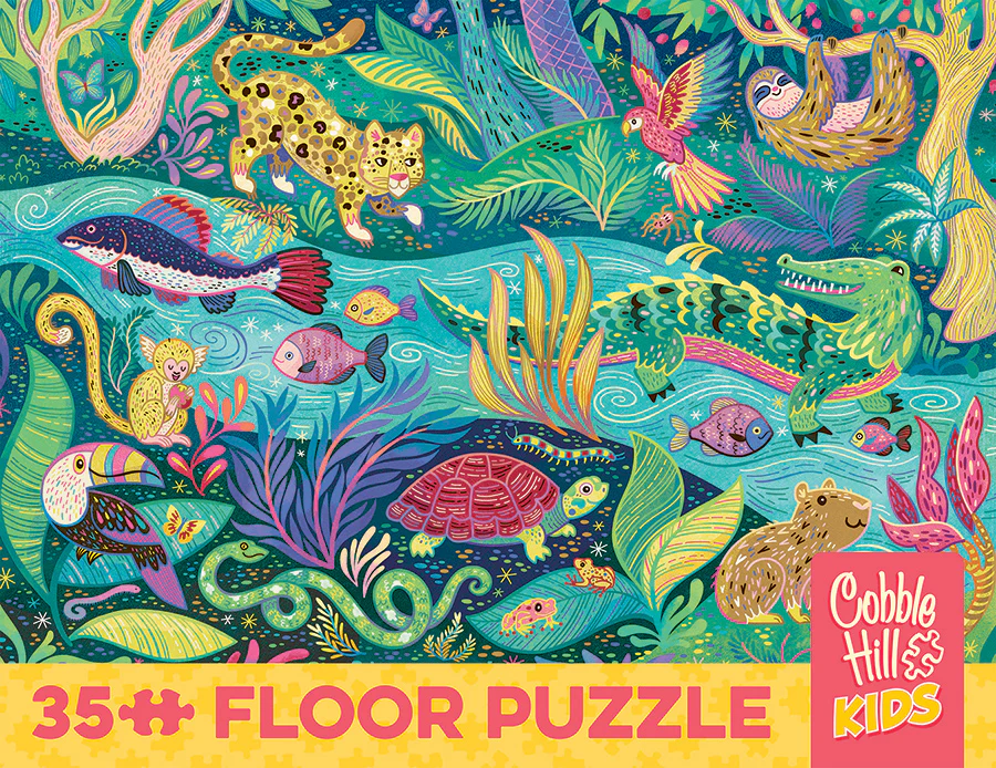 In the Rainforest | Floor Puzzle 35pc - Image 4