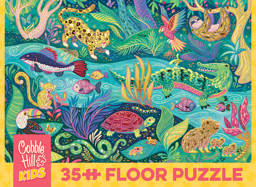 In the Rainforest | Floor Puzzle 35pc - Image 7