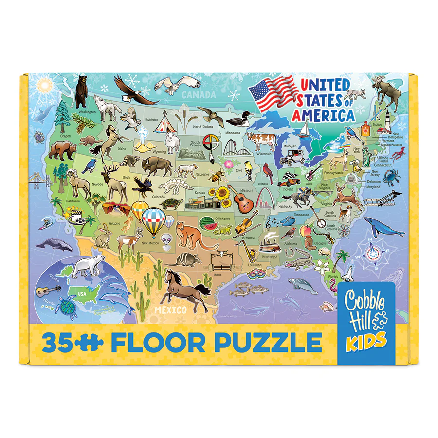 Map of the USA | Floor Puzzle 35pc - Image 7