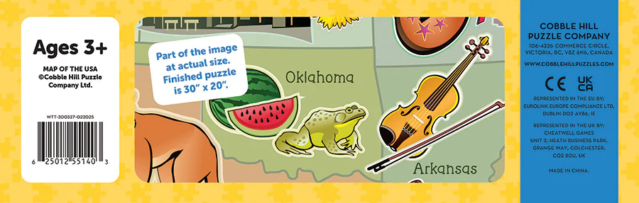 Map of the USA | Floor Puzzle 35pc - Image 8