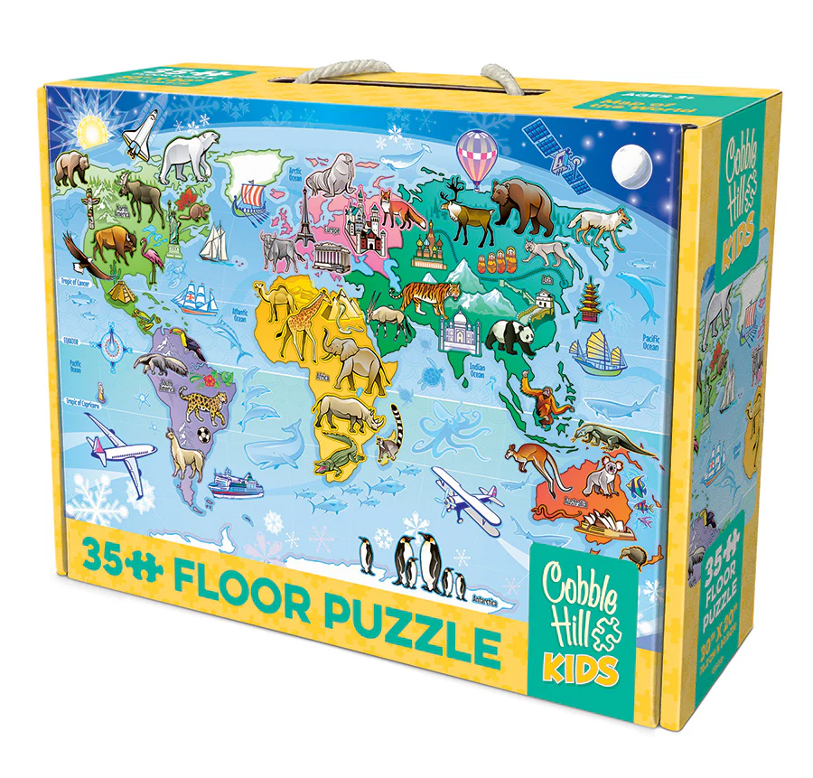 Map of the World | Floor Puzzle 35pc - Image 6