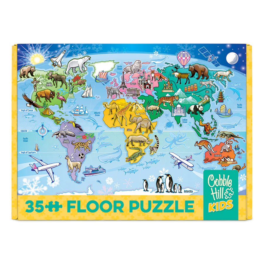 Map of the World | Floor Puzzle 35pc - Image 7
