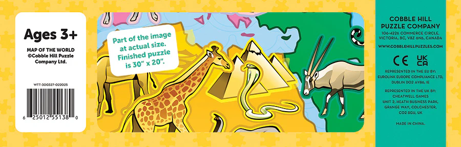 Map of the World | Floor Puzzle 35pc - Image 8