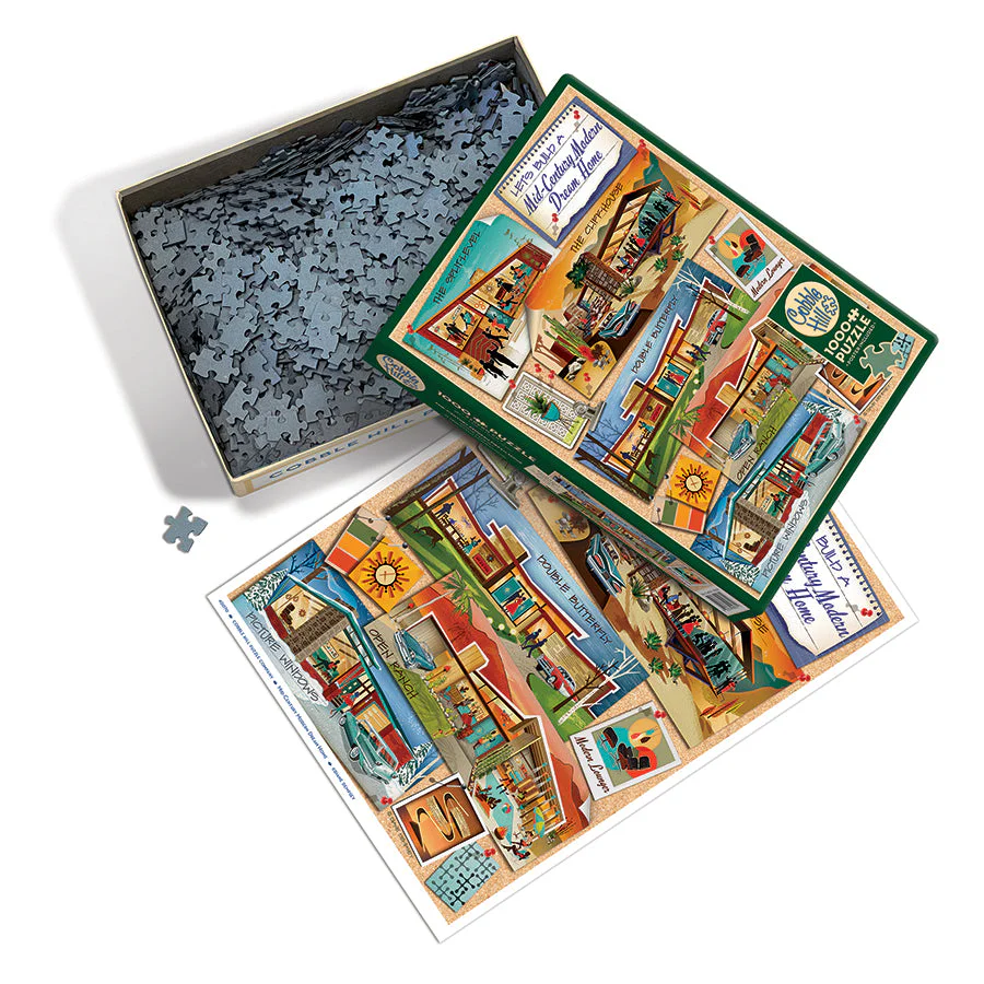 Mid-Century Modern Dream Home | 1000 Piece - Image 3