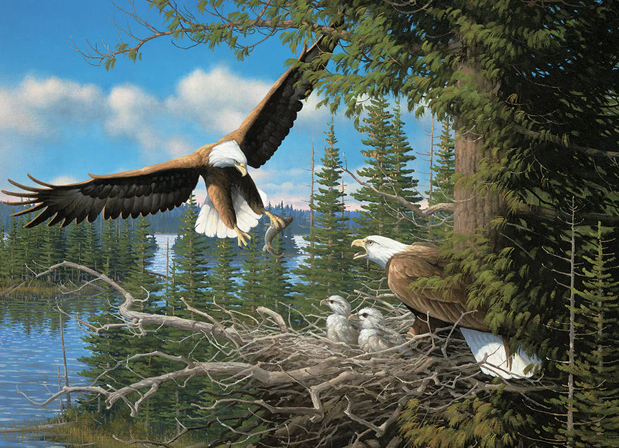 Nesting Eagles | 1000 Piece - Image 2
