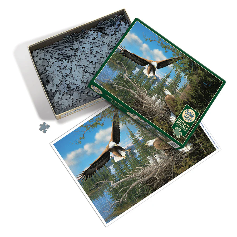 Nesting Eagles | 1000 Piece - Image 3