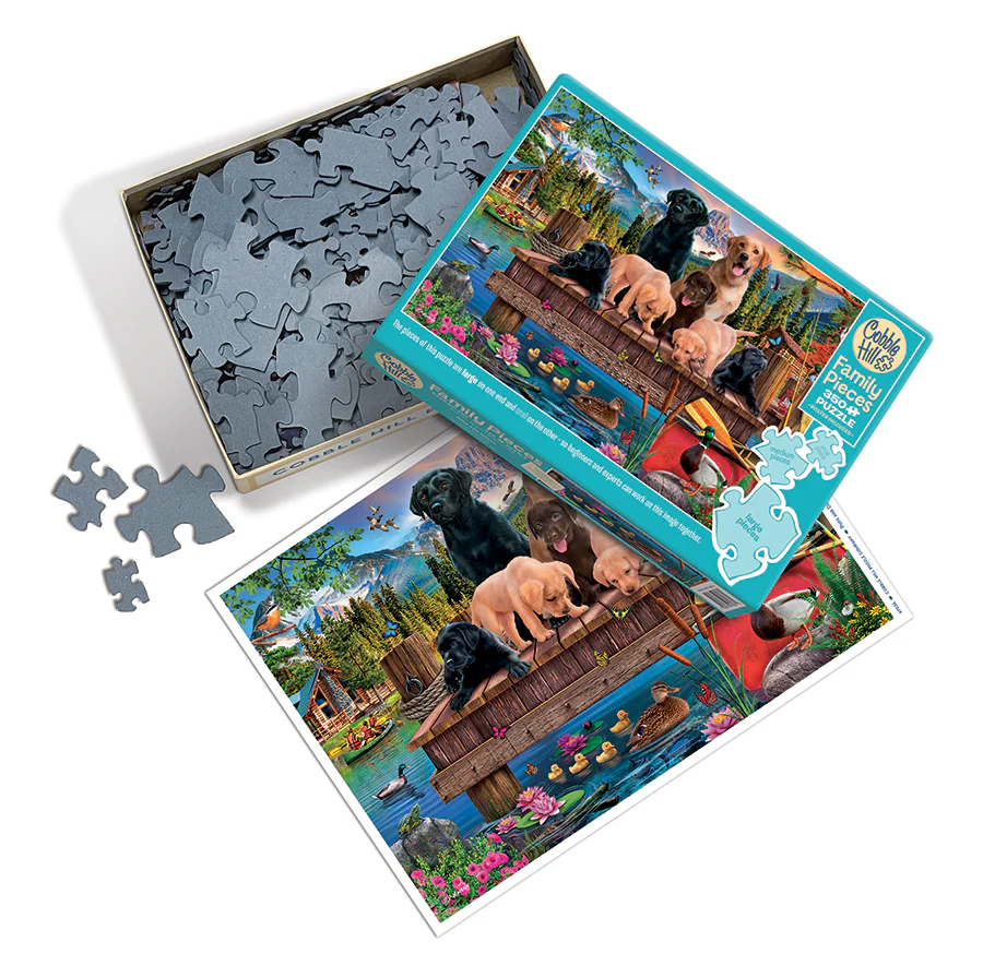 Pups and Ducks (Family) | Family Pieces 350 - Image 3