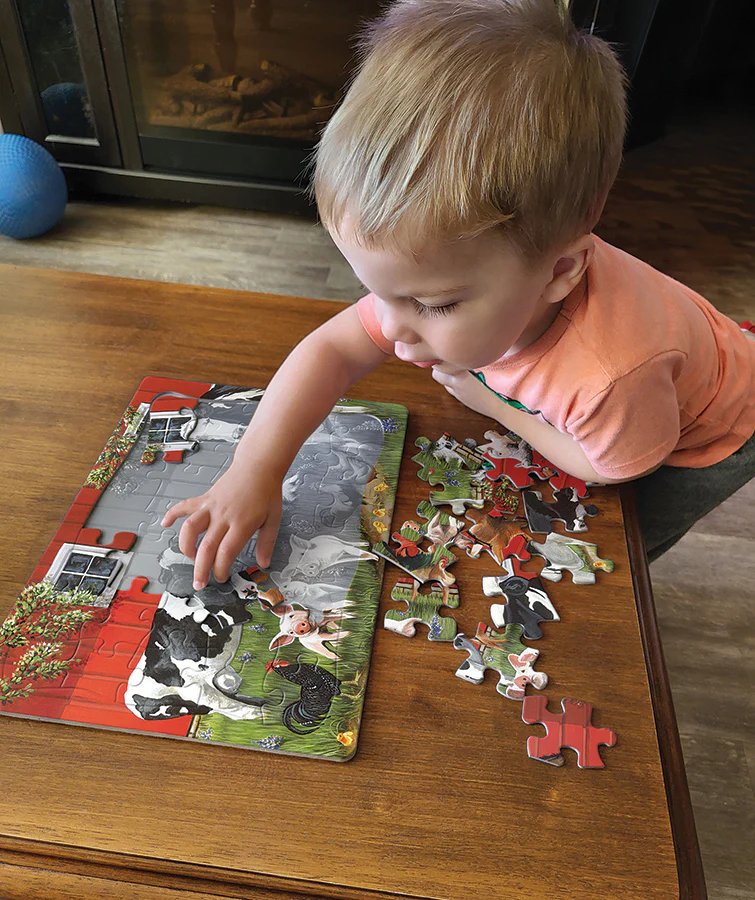Red Barn Farm (tray) | 35 Piece Tray - Image 2