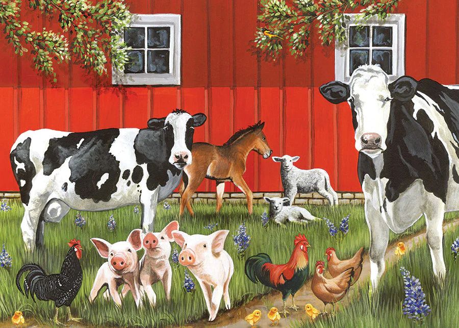 Red Barn Farm (tray) | 35 Piece Tray - Image 3