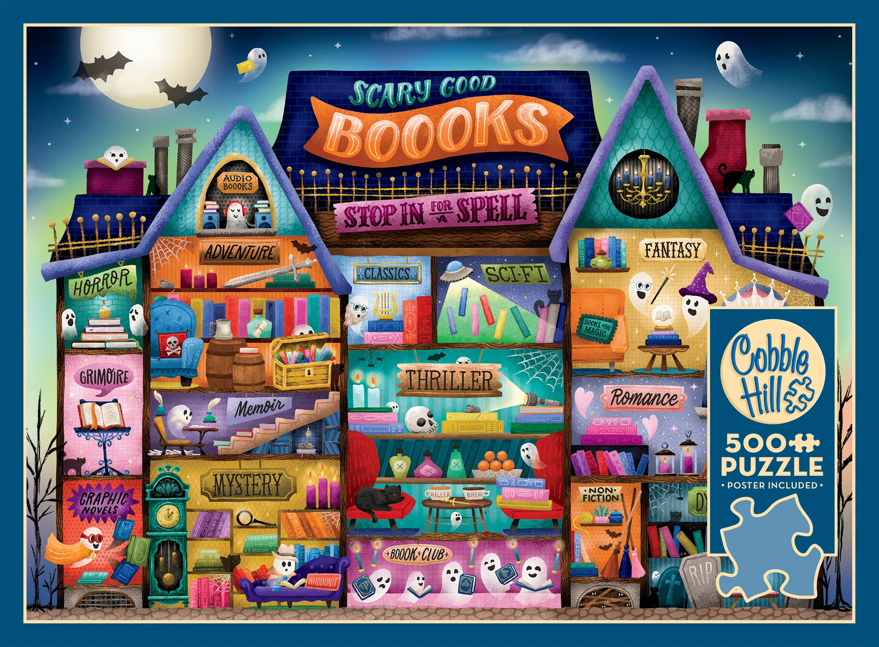 Scary Good Boooks | 500 Piece - Image 4
