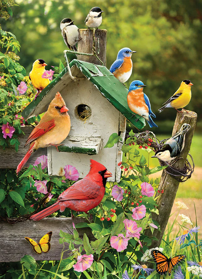 Singing Around the Birdhouse (tray) | 35 Piece Tray - Image 3