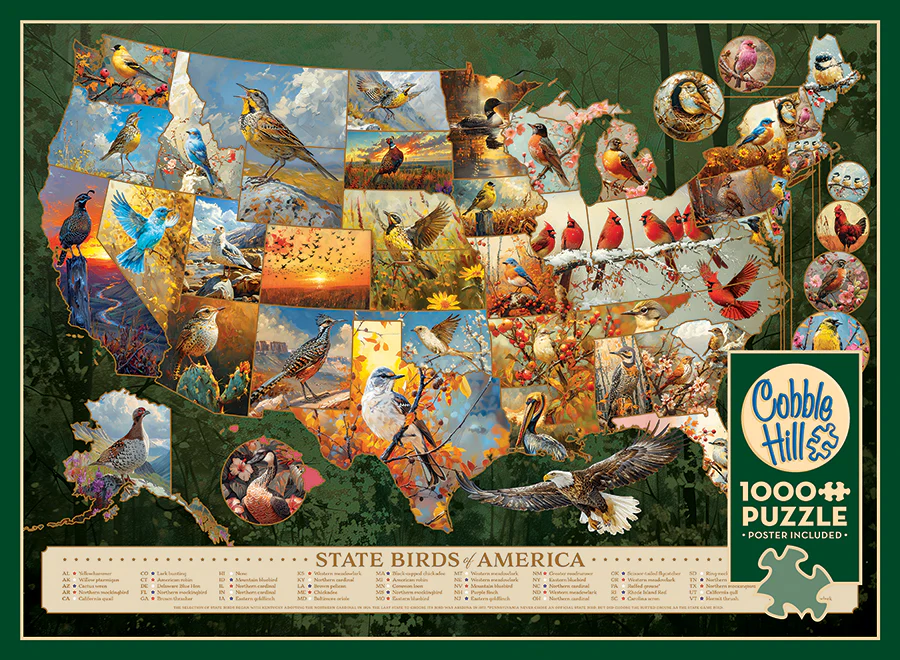 State Birds of America | 1000 Piece | AI Assistance - Image 3