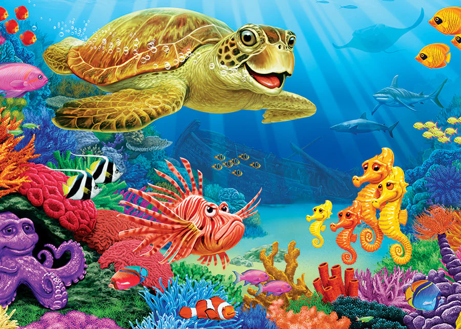 Undersea Turtle (tray) | 35 Piece Tray - Image 5
