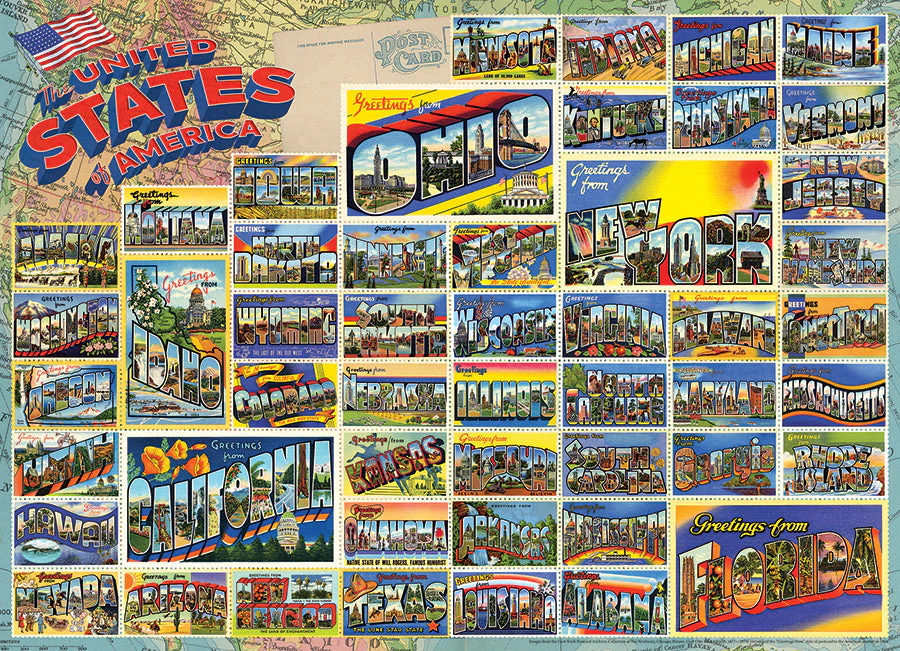 Vintage American Postcards | 1000 Piece - Image 2