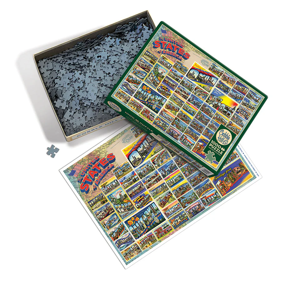 Vintage American Postcards | 1000 Piece - Image 3